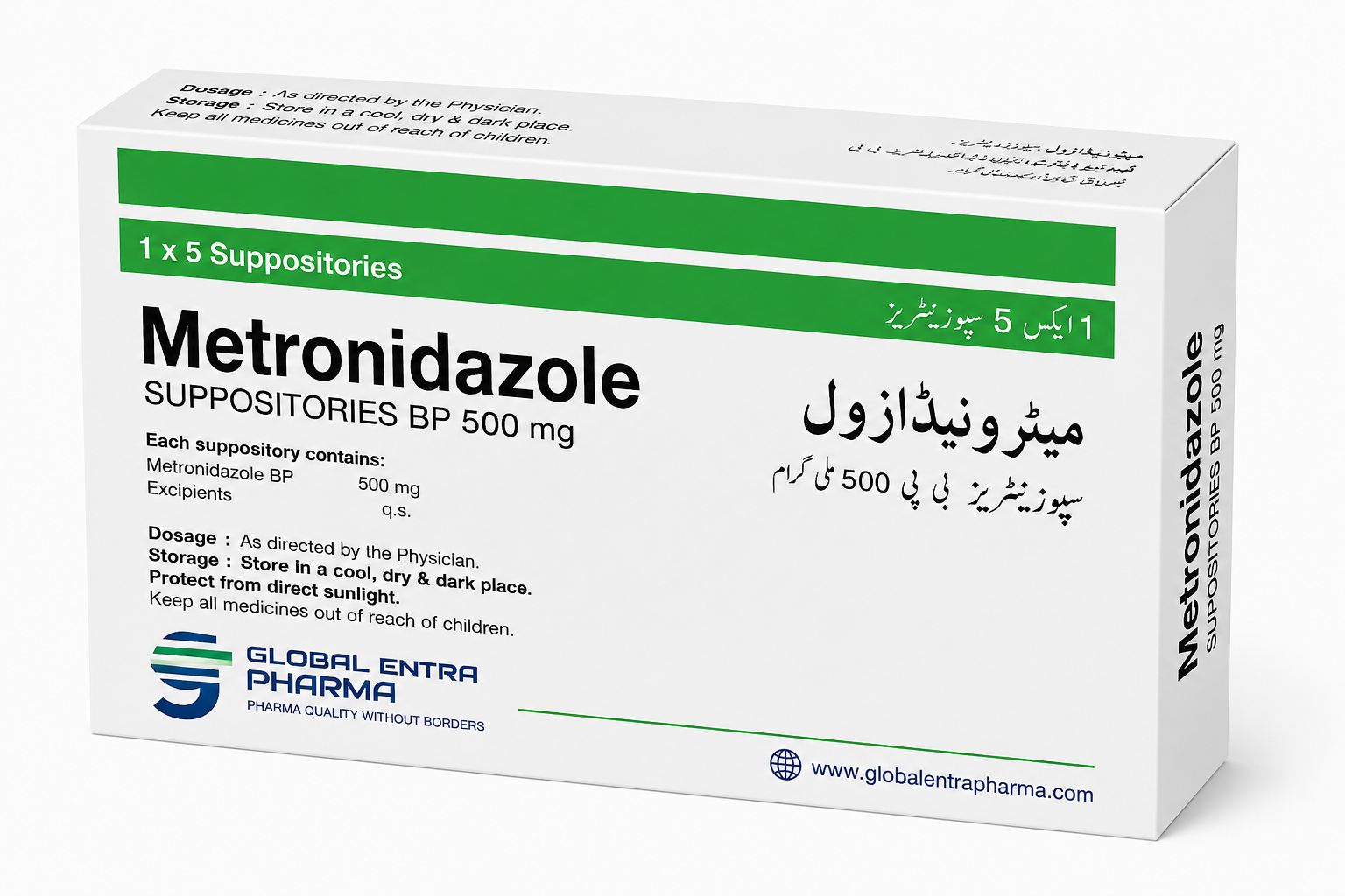 Metronidazole Suppositories 500 mg Manufacturer